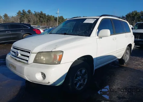 2004 Toyota Highlander V6 from USA, damaged, VIN JTEEP21A940005378